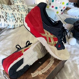 NEW (DS) CONCEPTS X ASICS GEL-LYTE V 'LIBERTEA' (PAPYRUS/PURE SILVER)